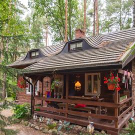 Wooden House in Debki near Baltic Sea Beach