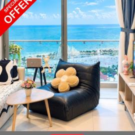 Xa Thang Nhi에 위치한 호텔 The Song Vũng Tàu - Sea View Apartment Near Back Beach with Infinity Pool - Căn Hộ Nghỉ Dưỡng Bãi Sau Thành Phố Vũng Tàu