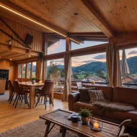 Alpine 2 Chalets I Sleeps 12 I Frutigen I Parking