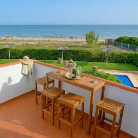 Bonita Stay B Beach 1ªlínea, fibra, A/A, BBQ, pool