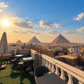 Pyramid stars view