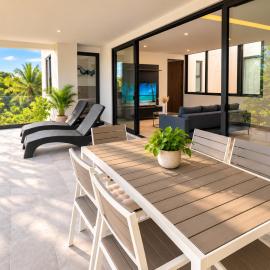 Puerto Aventuras Private Terrace and Golf View
