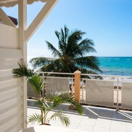 Studio lumineux avec vue sur la mer à Capesterre, 20 m², terrasse