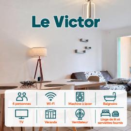 Le Victor - Appartement 4 pers - Véranda