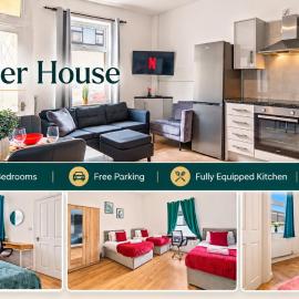 The Fletcher House, 3 En-Suite Bedrooms, Free Parking: Bury şehrinde bir otel