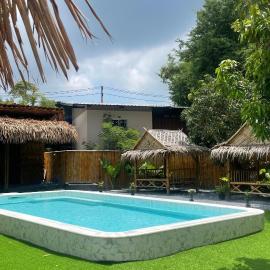 Lazy Garden Hostel โรงแรมในPhra Ae beach