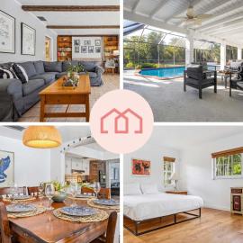Tranquil Heirloom Hideaway Pool in South Miami