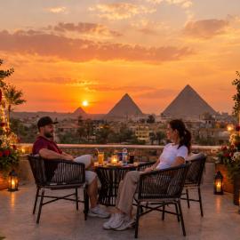 The Sacred Angle pyramids View