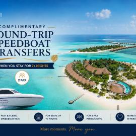 Cinnamon Velifushi Maldives - Complimentary Speedboat Return for 2 pax on 7 nights or more stays valid to 31 Oct 2027 & up to 2 kids stay free – hotel w mieście Felidhoo 