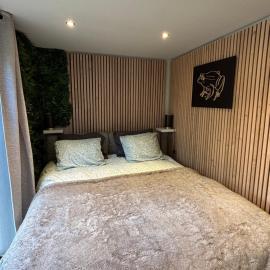 Containers aménagé au cœur des chants des grenouilles