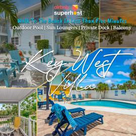 Key West Villa 3 min to No 1 Beach - Pool - BBQ