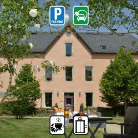 HÔTEL LA FERME DE BOURRAN - RODEZ - parking privé avec bornes pour voitures électriques