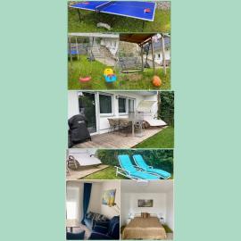 Fußläufig zu S-Bahn nach München und See Gemütliche und voll ausgestatette 2 Zimmer Ferienwohnung am Wörthsee mit Terrasse, Grill, Schaukel, Doppelbett oder getrennte Betten, ideal zum Entspannen aber auch zum Arbeiten