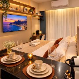Studio Luxo, Desing Moderno - Localização Praia