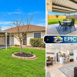 Covered Back Patio Covered Parking Game Room WIFI Smart TV's every room Washer & Dryer, hotel di Pasadena