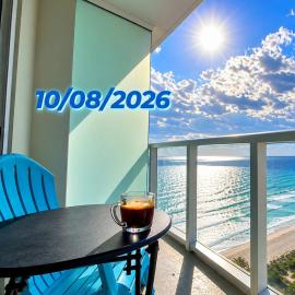 Miami direct beach access - top floor oceanfront