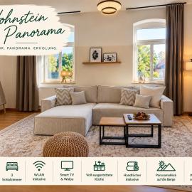 HohnsteinPanorama-3 Schlafzimmer-Bergblick-Parkplatz-Malerweg, hotel in Hohnstein