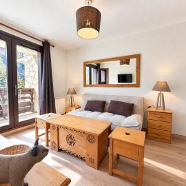 Résidence Balcons D'olympie - Appartement chaleureux pour 4 personnes avec vue sur les pistes MAE-5654