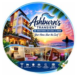 ASHBURN'S TRANSIENT - URBIZTONDO, PRIVATE AC & FAMILY ROOMS, 5-min drive to SURF AREA