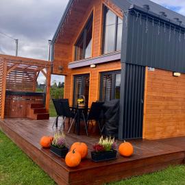 Beskid Barns - Domek z Balią i Widokiem na Babią Górę，Jordanów的飯店