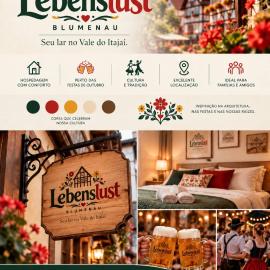 Lebenslust Blumenau - Casa perto da Vila Germânica - 1,5 km, מלון בבלומנאו