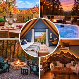 NEW! Stunning Fall Foliage Secluded Retreat, Hot Tub & Fire Pit