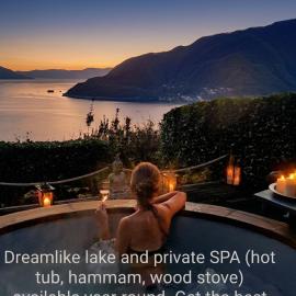 Private Eco Retreat for two- Pool- Spa and Hot Tub - Design and Lake View - Il Giardino delle Ninfe