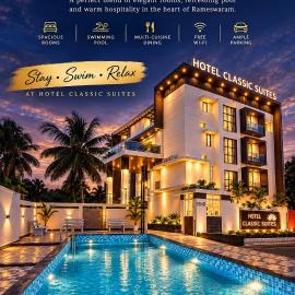 Hotel Classic Suites with Swimming Pool, hotel Rámesvaramban