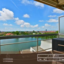 Le Laguna - Séjour en famille - Vue sur lac - Terrasse & Piscine - Plage 15min à pied