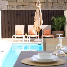 Xewkija - Apartment with Private Pool