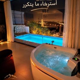 Luxury Mountain Chalet with Private Pool Lionden Jerash