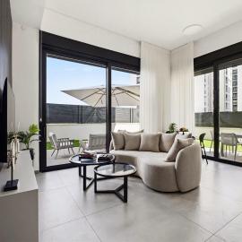 Glil Yam Serenity - 2BR with Mamad & Stunning Private Garden