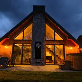 Domek Jabłoń Beskidy Złatna Jacuzzi Góry Kominek, hotelli Złatnassa