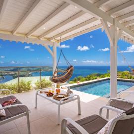 Terrasses du Morne Gommier - Vue Panoramique & Piscine chauffée & Tranquilité - Villa Chanté Grenouilles - Plain-pied