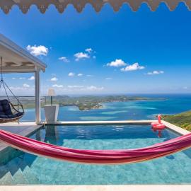 Terrasses du Morne Gommier- Vue Panoramique & Piscine privée & Sérénité - Villa Nid des Colibris