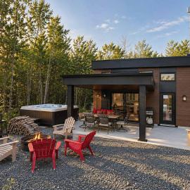 Spa - Chalet Sur Les Sentiers du Pic-Bois, מלון בAdstock