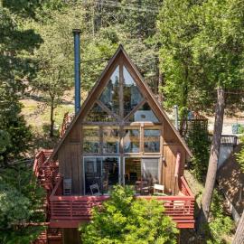 Lake Arrowhead A-Frame with Valley View