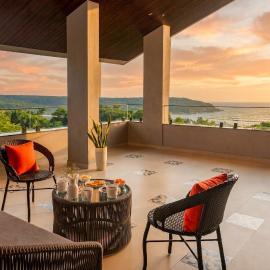 StayVista at Anugraha by the Sea with Beach View