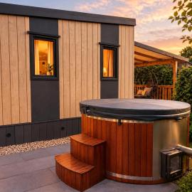 Luxe Wellness Chalet Privé Sauna & Hottub VP007, viešbutis mieste heinkenszand