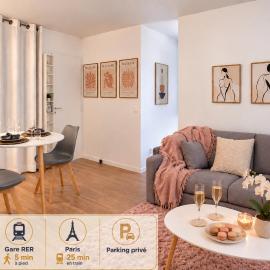Parenthèse cosy, Parking, Paris 25 min