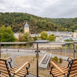 Villenpromenade - Aussicht - Beamer - Parkplatz