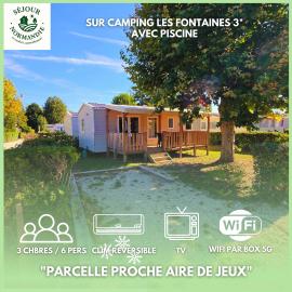 Séjour Normandie - Mobilhome premium 3ch-6p avec clim-TV-WiFi dans l'Eure