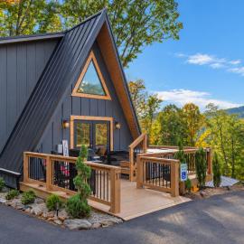Farm A-Frame Cabin at High Peak