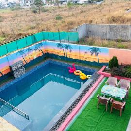 ll EMPYREAN STAY ll THE CHARLIE ll 4BHK ll AC ll PRIVATE POOL ll BACHELORS FRIENDLY ll