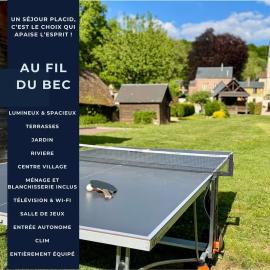 Au Fil du Bec : Gîte avec jardin - Centre village