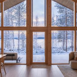 Private Lakeside Cabin - near Rovaniemi, hotel v mestu Raanujärvi