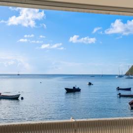 Appartement charmant avec vue sur la mer à Les Anses-d'Arlet