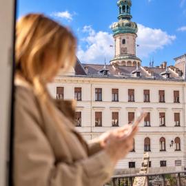 V62 studio apartments- Downtown Sopron, viešbutis Šoprone
