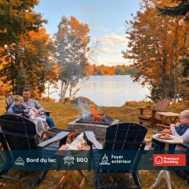 KazaLutins with a Private Beach, Lakefront, hotel em Saint Elie