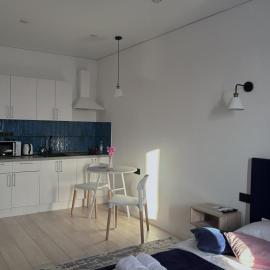 minimalistic blue apartments рядом Aport Mall East